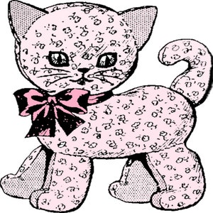 12&quot; Calico Cat, Vintage Sewing Pattern