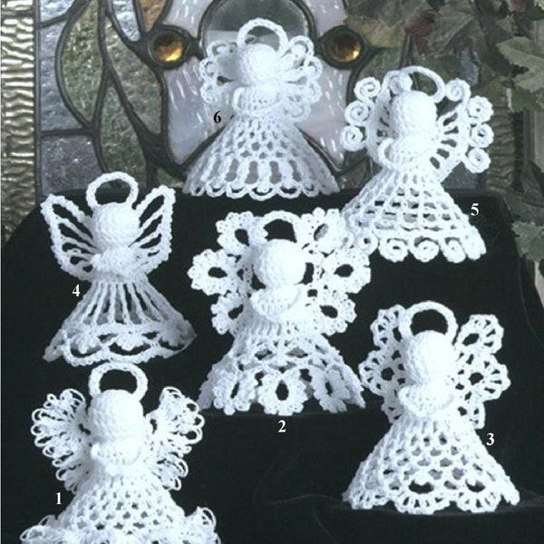 Angels Crochet Pattern 6 Lovely White Angels To Decorate Your Home