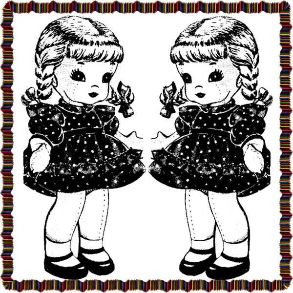 15" Doll Pattern & Doll Clothes Pattern Vintage Mail Order Alice Brooks 7302 PDF Instant Download