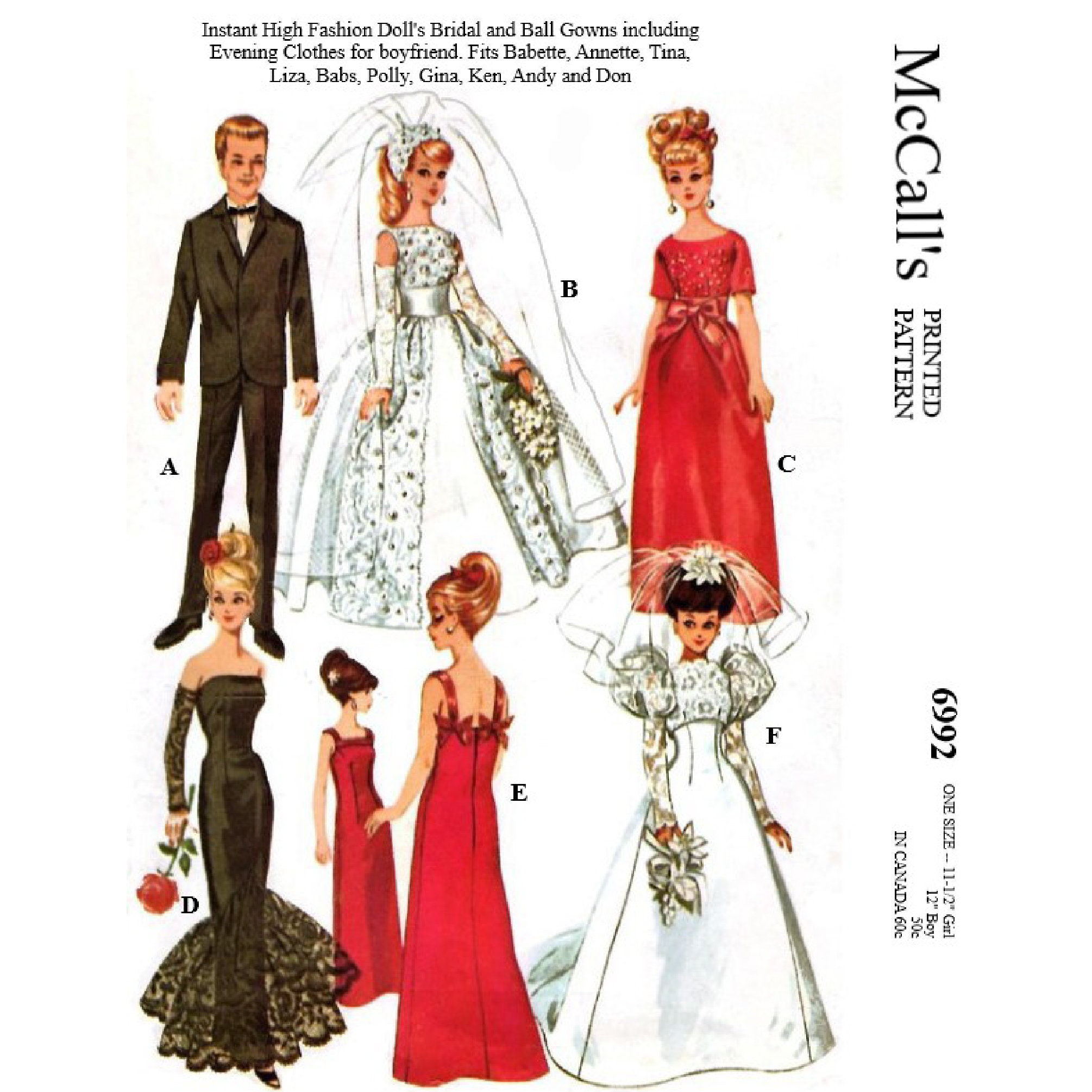 Vintage Barbie - Free Doll Clothes Patterns