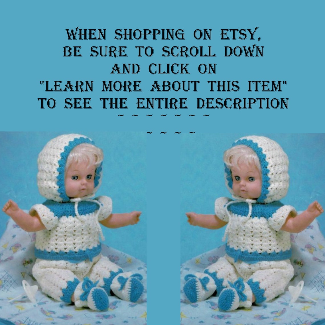 20 Baby Doll Clothes Crochet Pattern Instant Download | Etsy