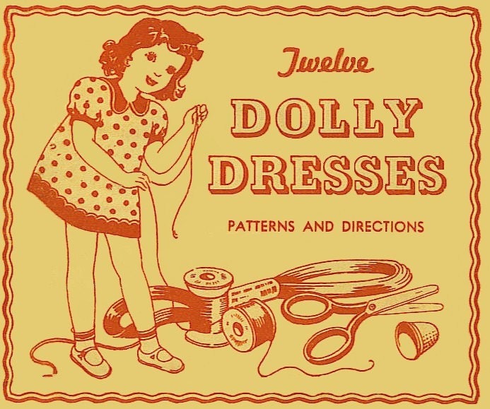 6" to 8" Doll Clothes Pattern That Fit Ginny, Muffie, Riley Kish & Other Dolls Of The Same Size And Body Measurements