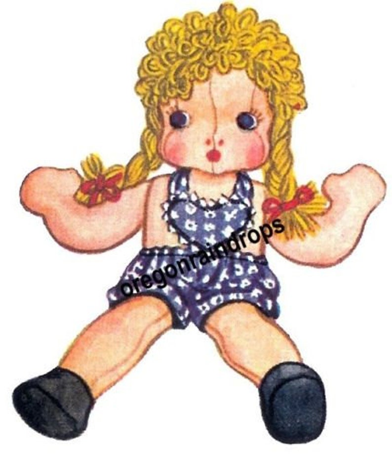Doll Pattern Nina Chubby Cheek Cloth Doll Pattern PDF Etsy