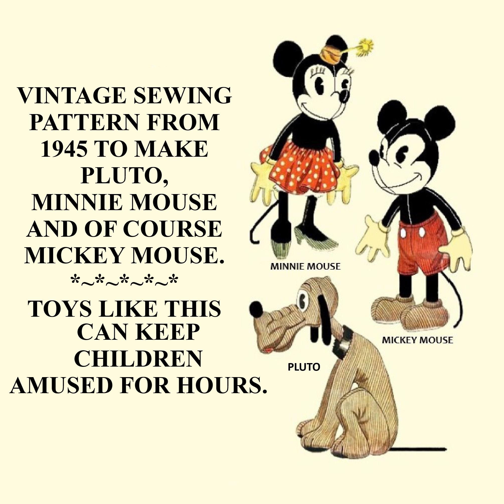Mickey Mouse 1945 - Etsy