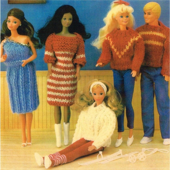 knitting patterns for barbie and ken