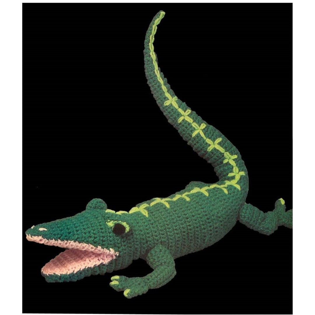 Amigurumi Alligator Crochet Pattern Vintage Crochet PDF Digital ...