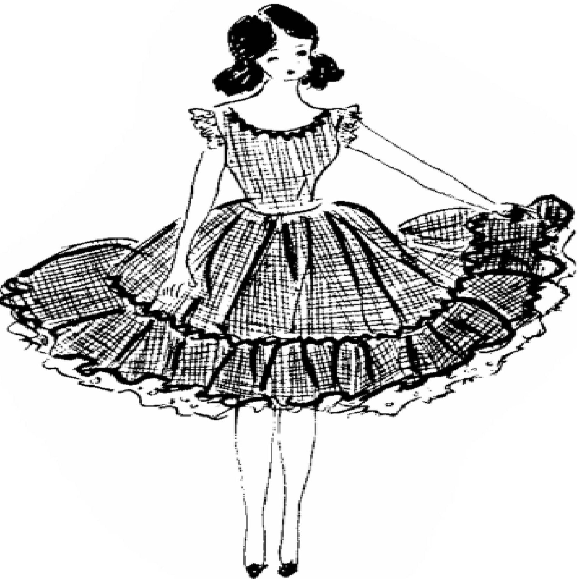 PDF Barbie Square Dance Dress Pattern by Ella Dehart Vintage - Etsy
