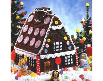 Cookie Gingerbread House Crochet Pattern Vintage Crochet PDF Digital Download