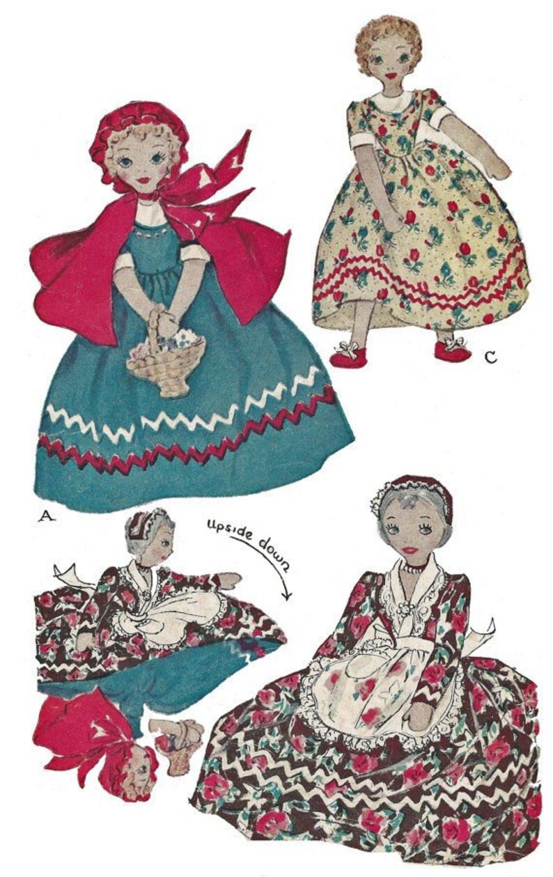 topsy turvy rag doll