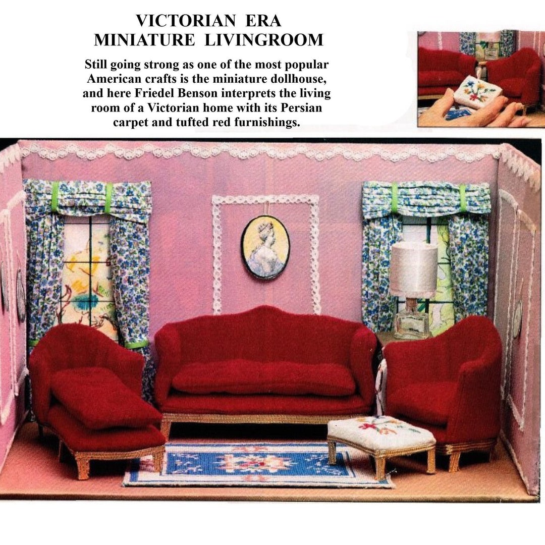 Miniature living hotsell room set