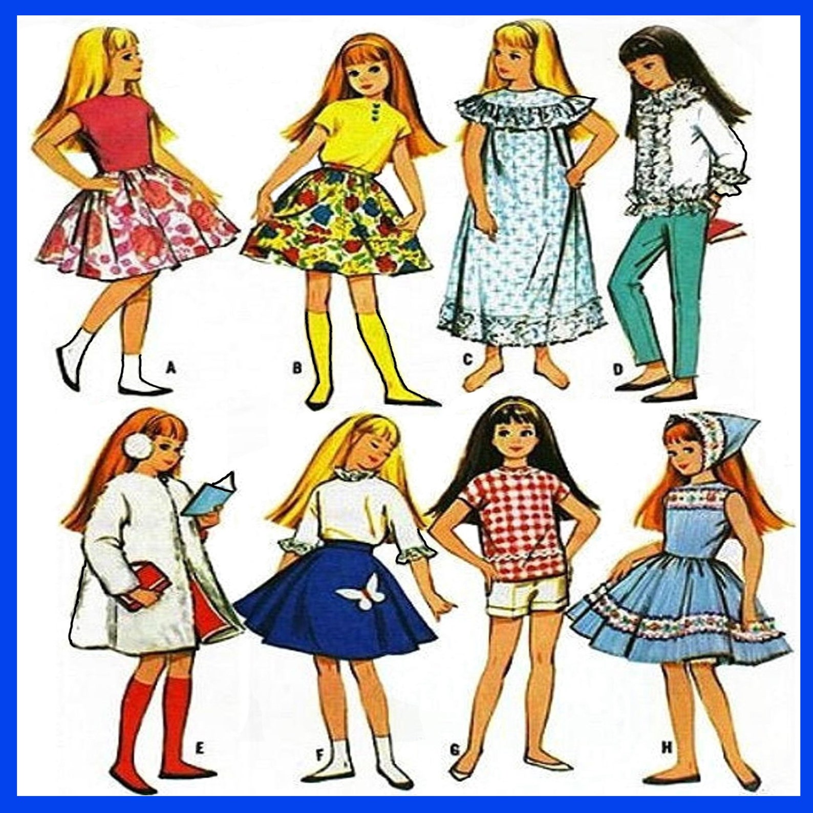 Skipper Doll Clothes Pattern McCalls 7716 Etsy