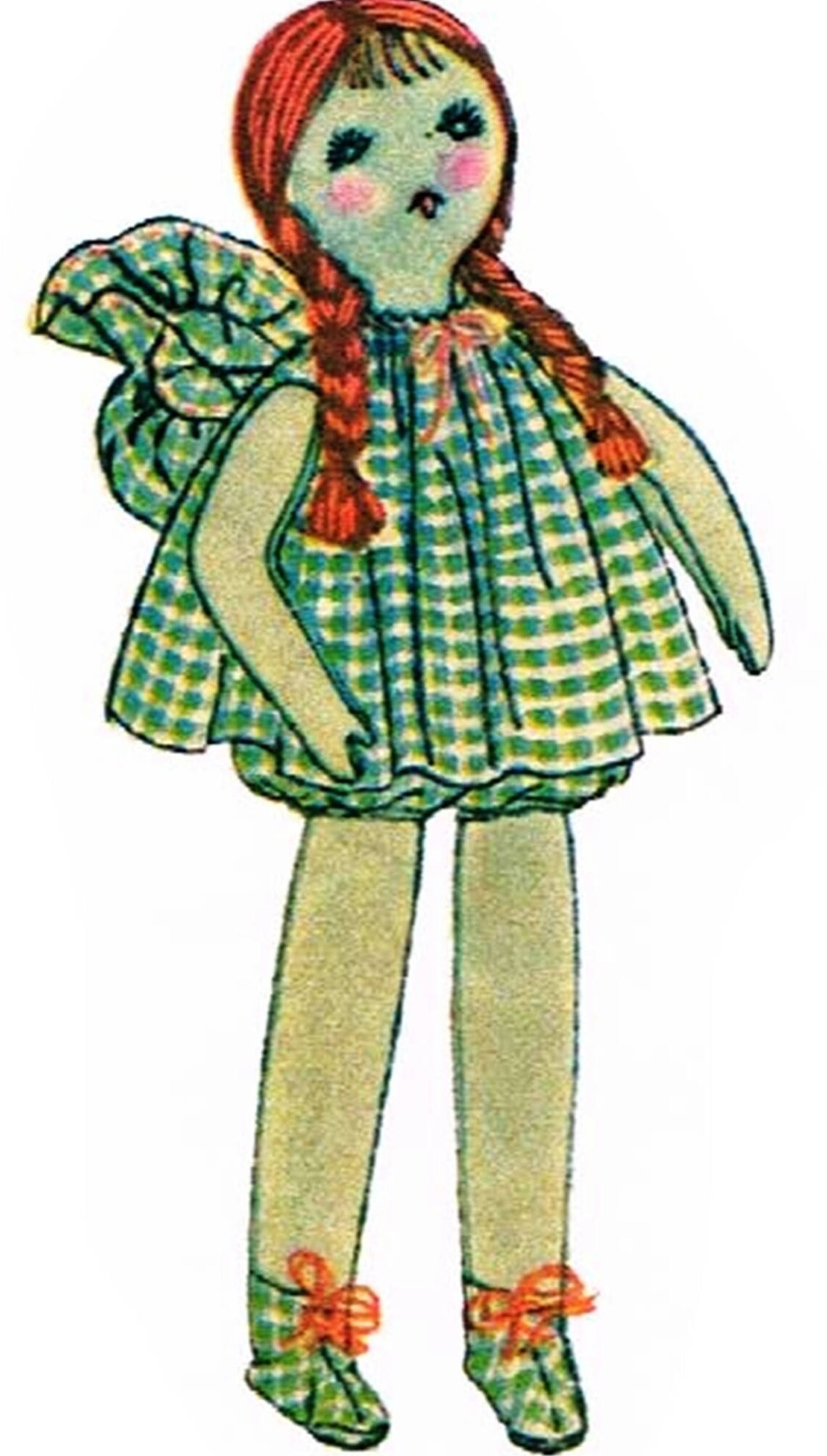 18 Gingham Doll Pattern Mccall 1774 Etsy