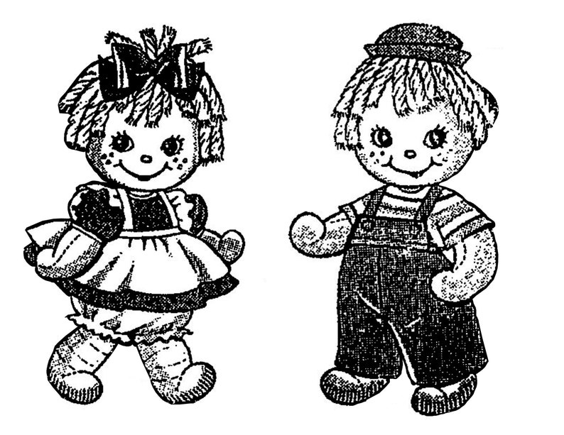 Raggedy Sock Doll Pattern