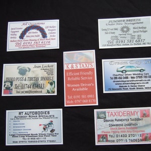 New 125  x  Laminated Business Cards  Designed & Printed With Your Business Details