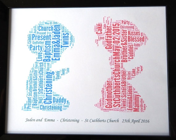 christening gifts for twin boys