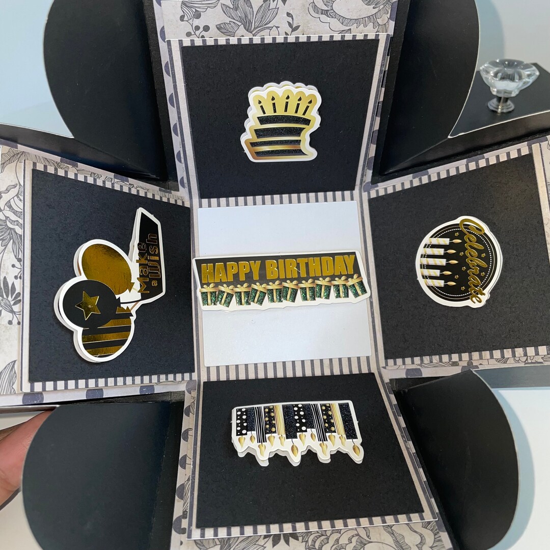 Explosion Card Box | Mother's Day Gift | Anniversary Gift for Boyfriend ...
