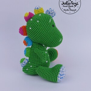 Dino crochet dinosaur PDF pattern image 3