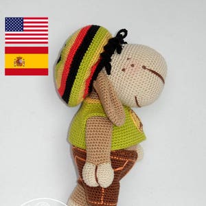 Crochet Rasta sheep PDF pattern image 1