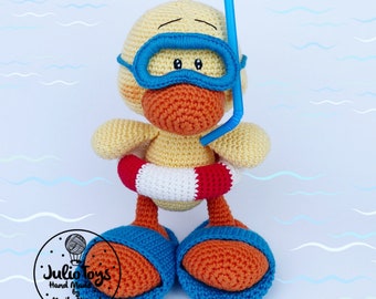 Duck diver - crochet pattern