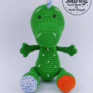 Dino crochet dinosaur PDF pattern image 6