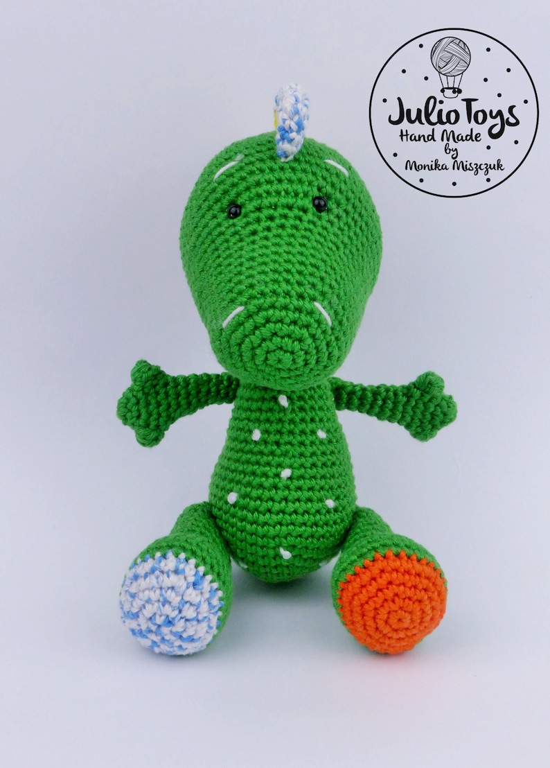 Dino crochet dinosaur PDF pattern image 6