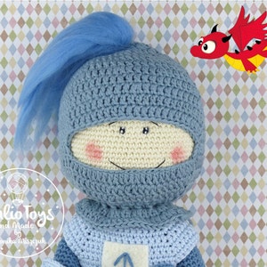 Crochet Knight PDF pattern image 4