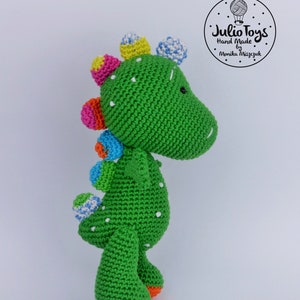 Dino crochet dinosaur PDF pattern image 2