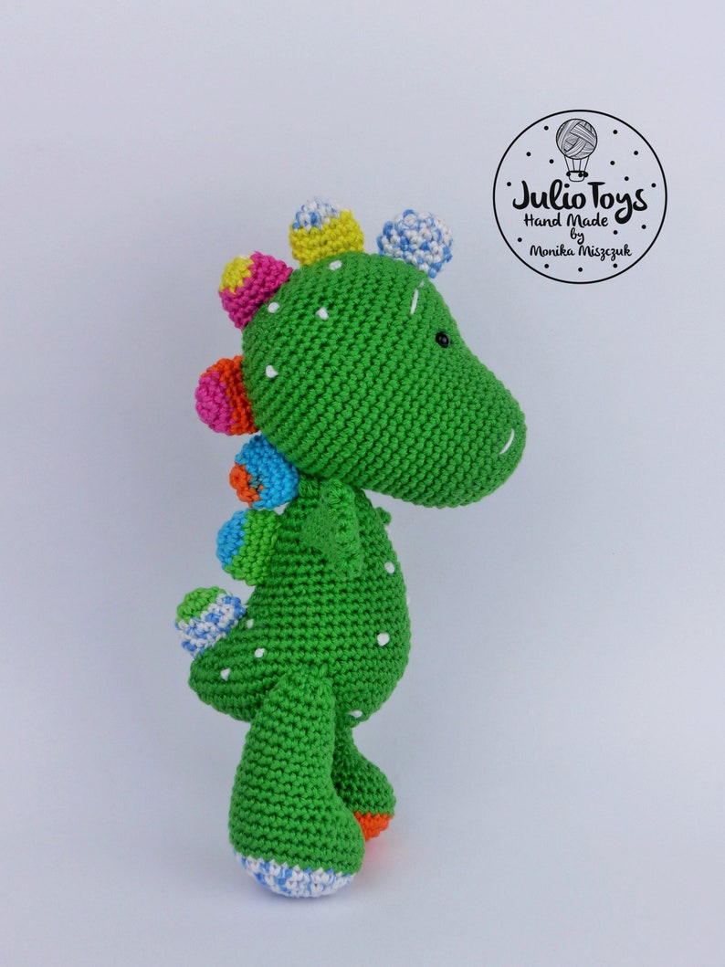 Dino crochet dinosaur PDF pattern image 2