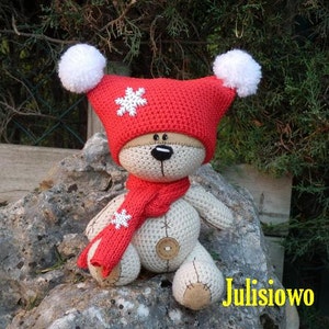 Teddy bear. Crochet  PDF pattern