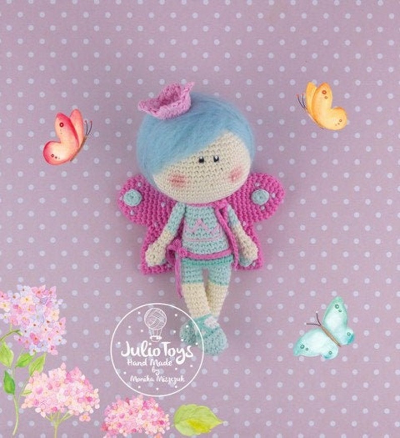 Little Princess and Little Butterfly crochet pattern image 1