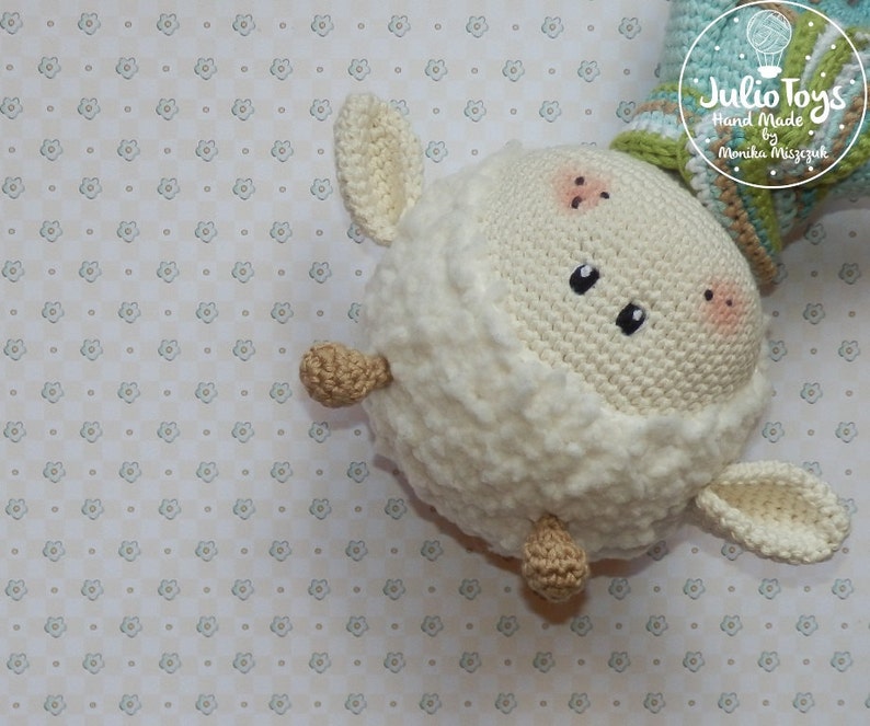 Crochet Spring Lamb PDF pattern image 4