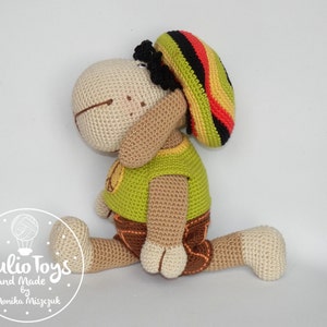 Crochet Rasta sheep PDF pattern image 3