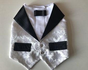 Silver brocade waistcoat for all small breads