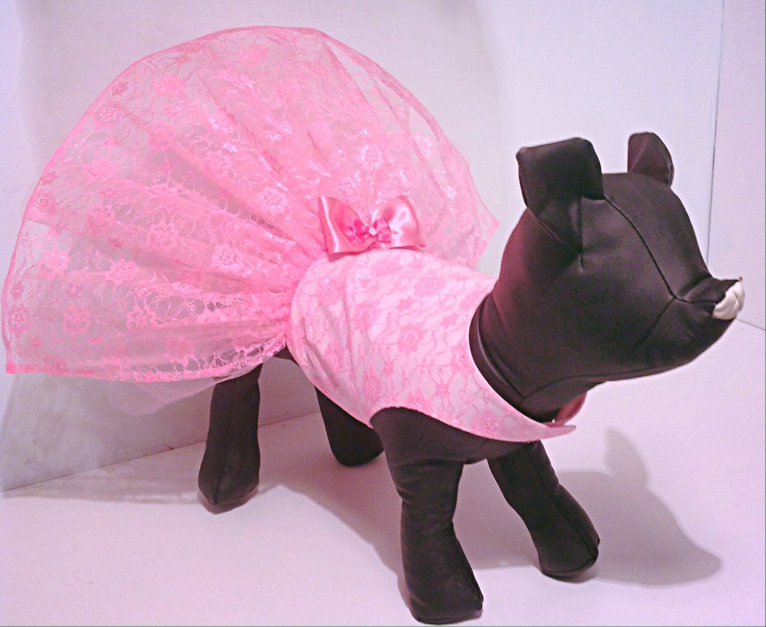 Pretty Pink Lace Party Dog Dress for All Small Breed Etsy UK