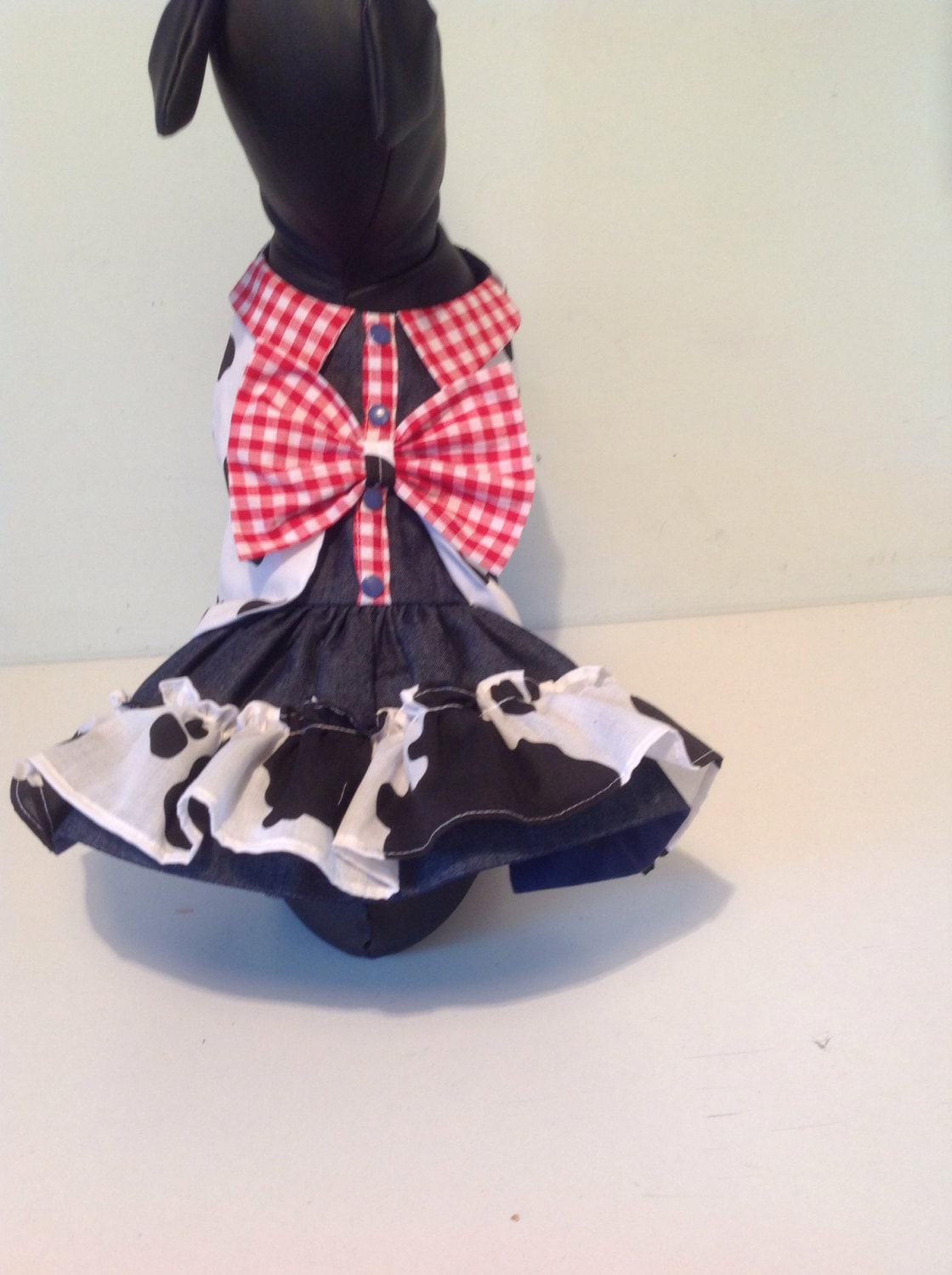 Cowgirl fancy dress costume for all small breed  dogs, designer dog clothes, custom made dog outfits, chihuahua fancy dress for dogs,pet pup