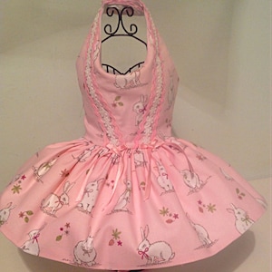 Wunderschönes Osterhasen Hundekleid.