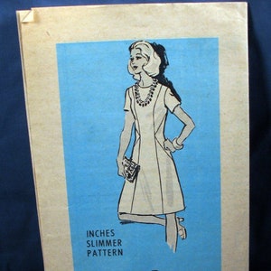 Vintage Sewing Pattern 4678 Misses Princess seamed dress Size 16