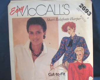 Vintage McCalls pattern 2693 - Misses Blouse