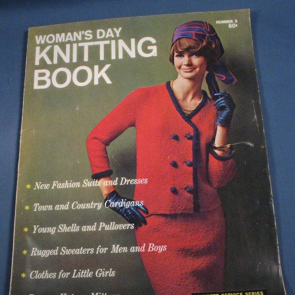 Vintage Womans Day Knitting Book No 3 - 1960s