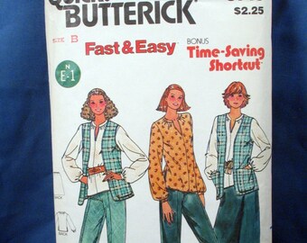 Vintage Butterick naaien patroon 6716 missers kledingkast maat 10-12-14