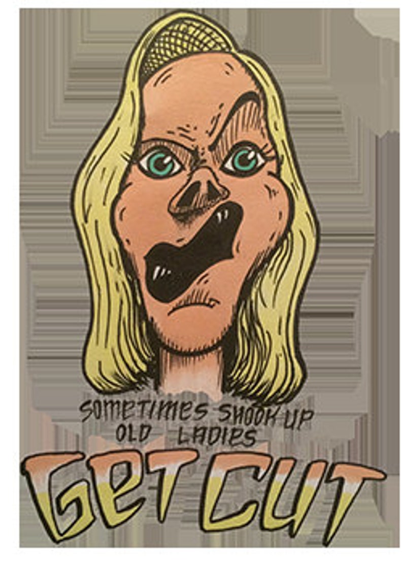 Hatchet Face 2 Sticker Etsy