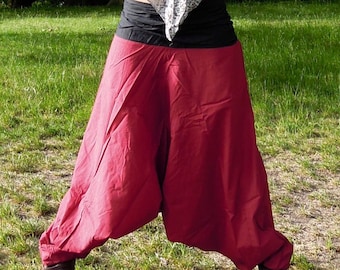 Harembyxor Bohobyxor Tribal fusionbyxor Bomullsbohobyxor funky boho harem Ali bababyxor Alternativa kläder Boho yogabyxor