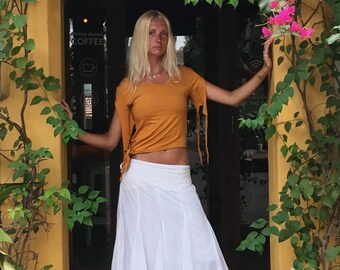 Fairy goth top Psy trance clothing Medieval top Asymmetrical top Fairy top Lolita top Pixie clothing Hippie clothes Alternative clothing