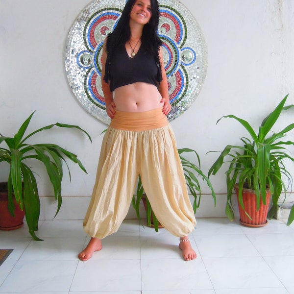 Harem pants baggy pants harem pants women yoga pants hippie pants boho pants tribal fusion low crotch pants Psytrance festival pants