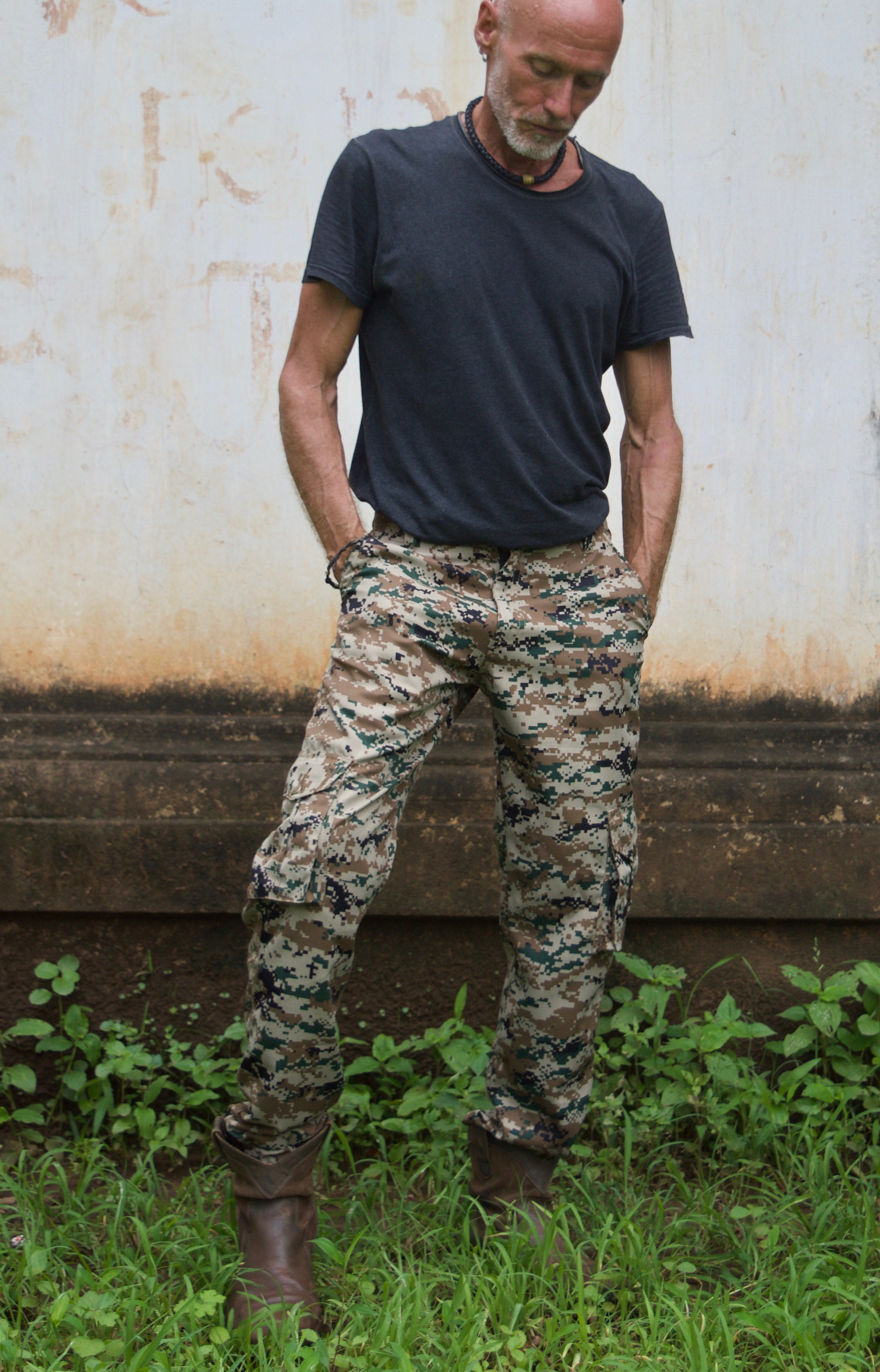 Combat Pants Camo Cargo Pants Men Cargo Pants Alternative Clothing