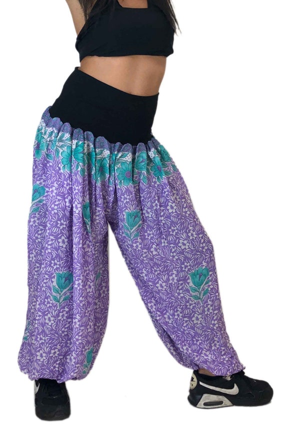 Boho broek Tribal fusion broek Harembroek Dames Alternatieve kleding Boho yogabroek Hippie broek Zigeunerbroek Broek met laag kruis Etsy Belgie