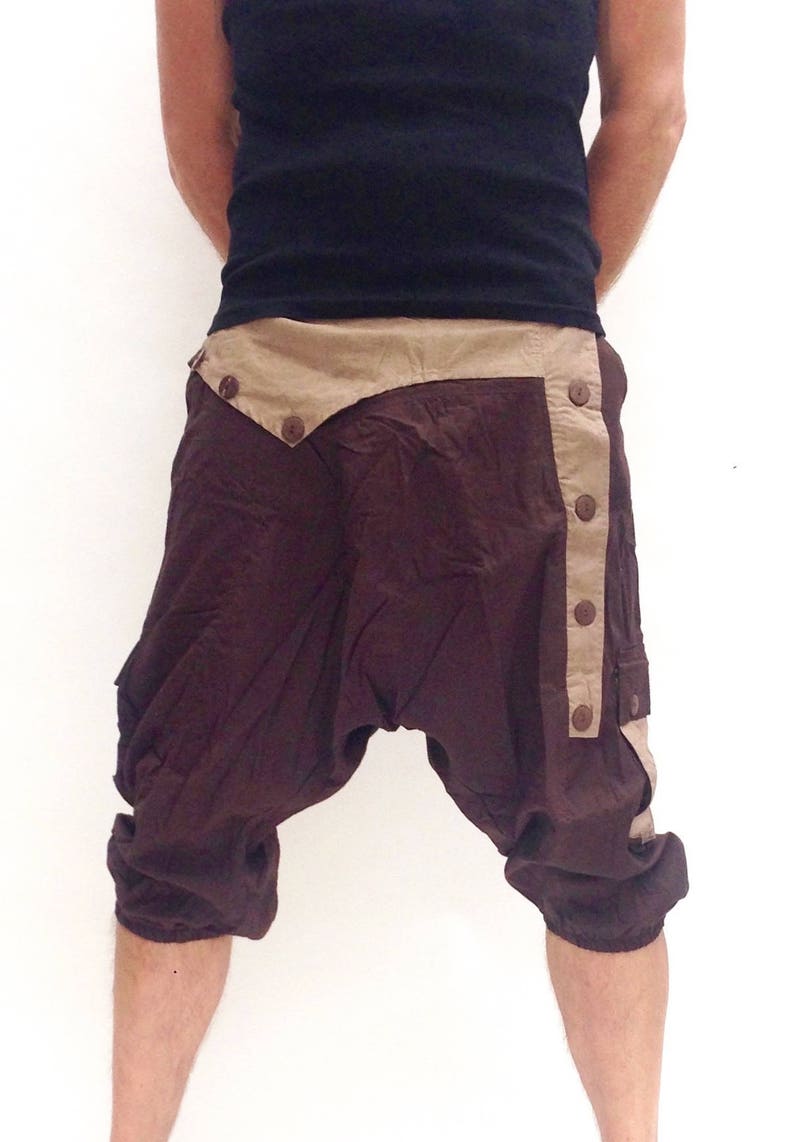 Drop Crotch Shorts Alternative Clothing Psy Trance Clothing Etsy
