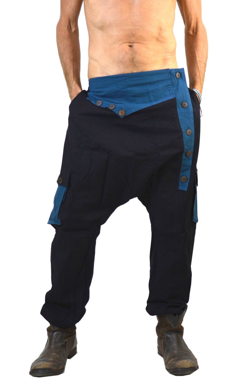 drop crotch cargo pants