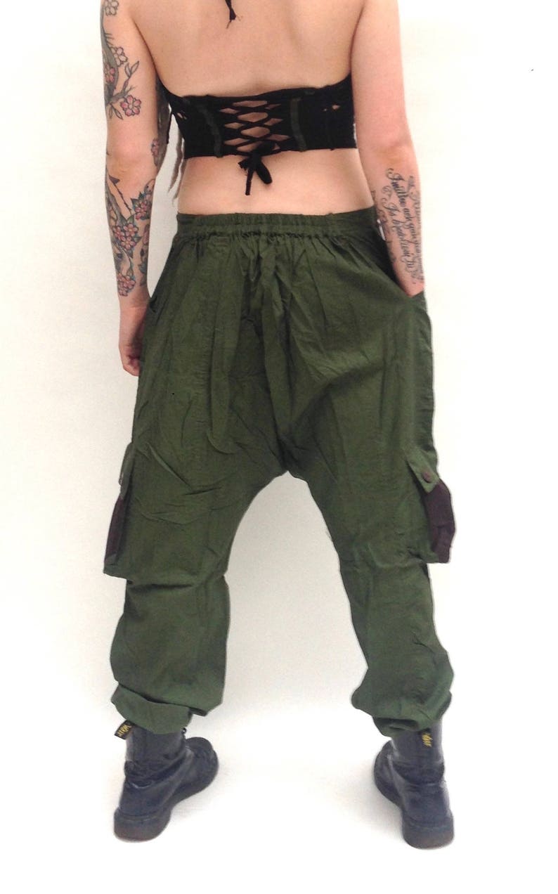 drop crotch pants mens