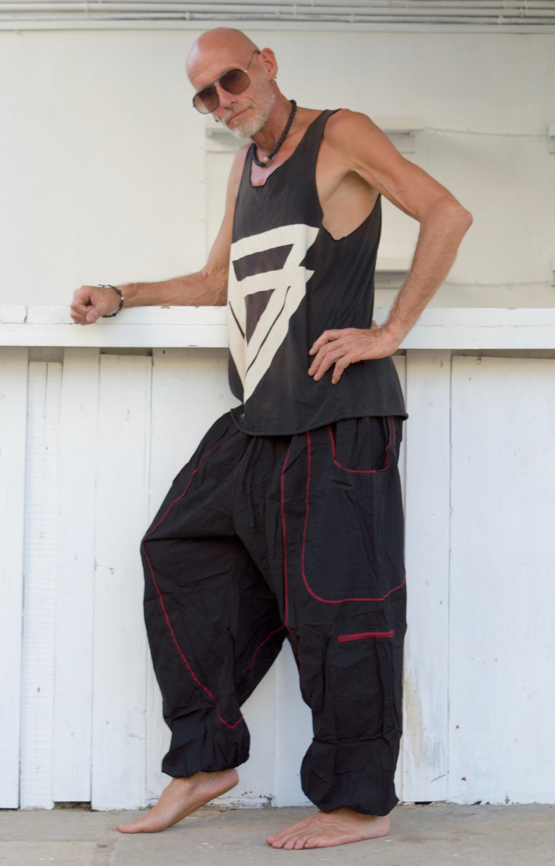 Men Cargo Pants Baggy Pants Trance Clothing Cargo Pants Goa Etsy